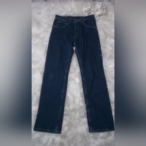 Wrangler Dark Blue Straight Jeans Waist 30